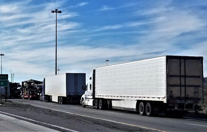 Freight Supply Chain - Trucks and Truck Drivers